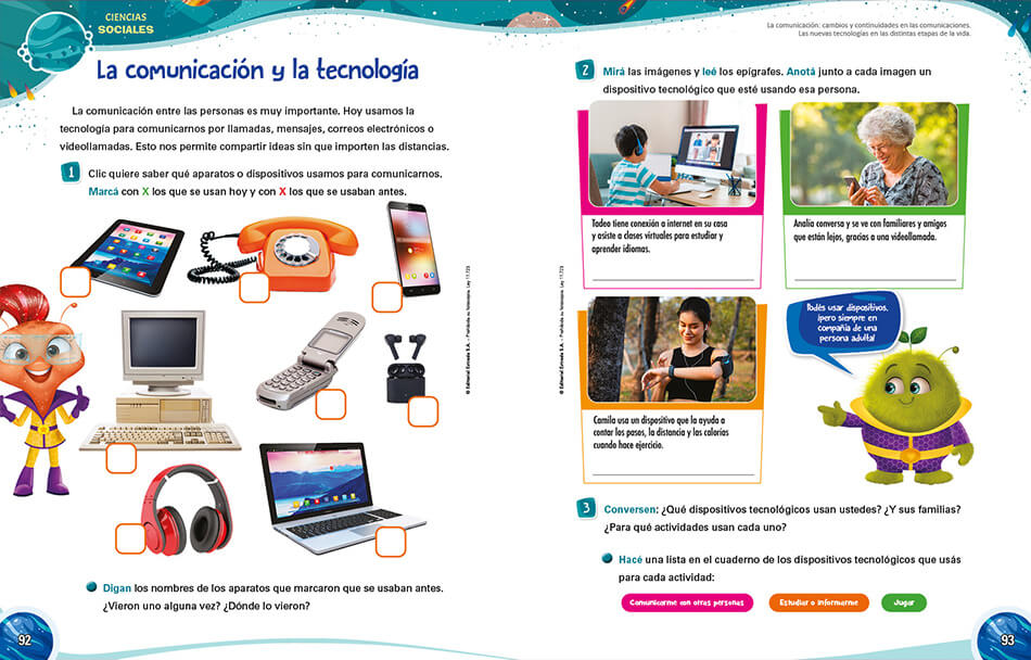 Muestra Doble de Ciencias: Unidad 3, páginas 92-93