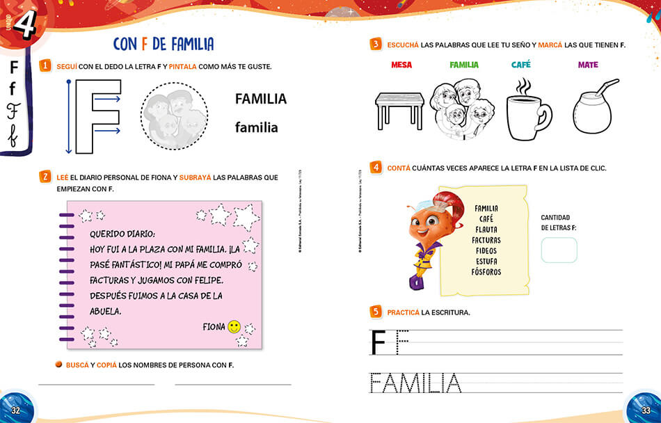 Muestra Doble de apertura: páginas 32-33